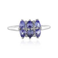 Anello in argento con Tanzanite