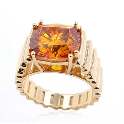 Anello in oro con Sfalerite (de Melo)