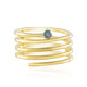 Anello in argento con Diamante Blu I3