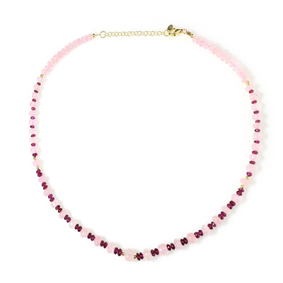 Collana in argento con Morganite del Madagascar (Riya)