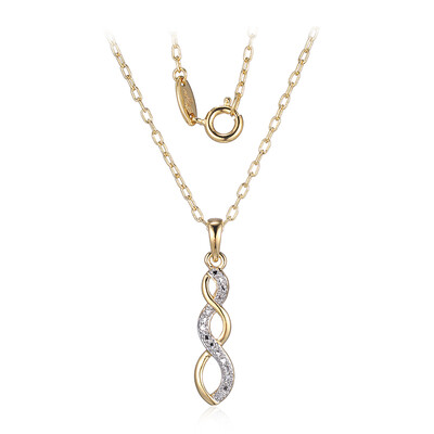 Collana in ottone con Diamante I3 (I) (Juwelo Style)