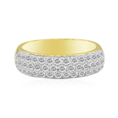 Anello in oro con Diamante IF (D) (Annette)