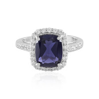 Anello in argento con Iolite