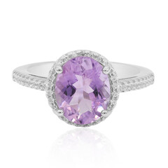 Anello in argento con Ametista
