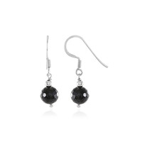 Orecchini in argento con Spinello Nero