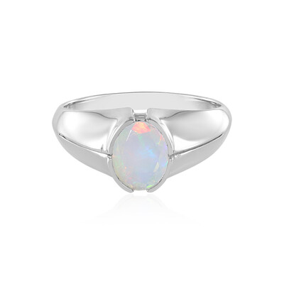 Anello in argento con Opale di Welo