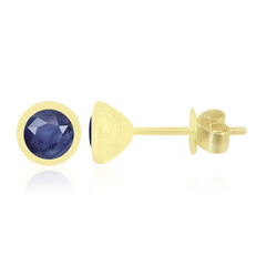 Orecchini in oro con Zaffiro Blu