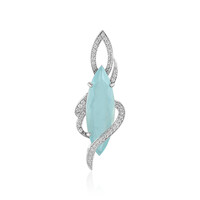 Ciondolo in oro con Opale Paraiba (AMAYANI)