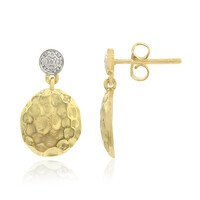 Orecchini in argento con Diamante I1 (G) 