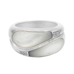 Anello in argento con Madreperla