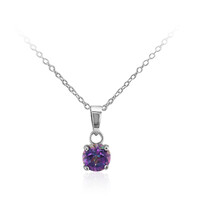 Collana in argento con Topazio Mistico