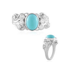 Anello in argento con Turchese Sleeping Beauty
