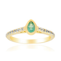 Anello in argento con Smeraldo Zambia