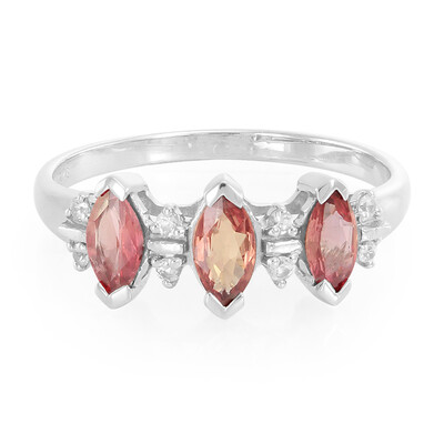 Anello in argento con Rubino Tramonto