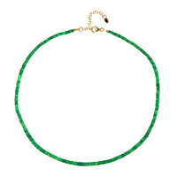 Collana in argento con Opale Verde dell'Etiopia