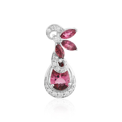 Ciondolo in oro con Tormalina Rosa