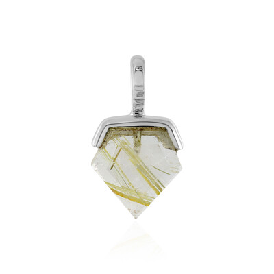 Ciondolo in argento con Quarzo Rutilato (MONOSONO COLLECTION)