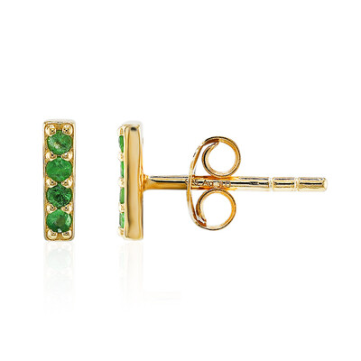 Orecchini in argento con Tsavorite