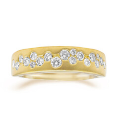 Anello in oro con Diamante I1 (H) (CIRARI)