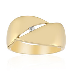 Anello in argento con Diamante SI1 (G)