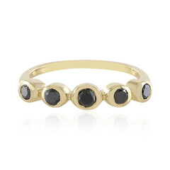 Anello in oro con Diamante Nero