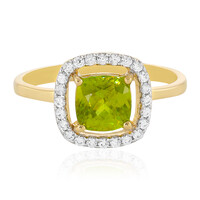 Anello in oro con Sfene