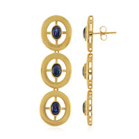 Orecchini in argento con Zaffiro Stellato Blu