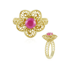 Anello in oro con Zaffiro Rosa del Madagascar (Ornaments by de Melo)