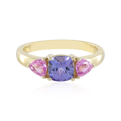 Anello in oro con Tanzanite