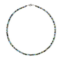 Collana in argento con Quarzo Fumè
