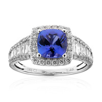 Anello in oro con Tanzanite AAA (CIRARI)