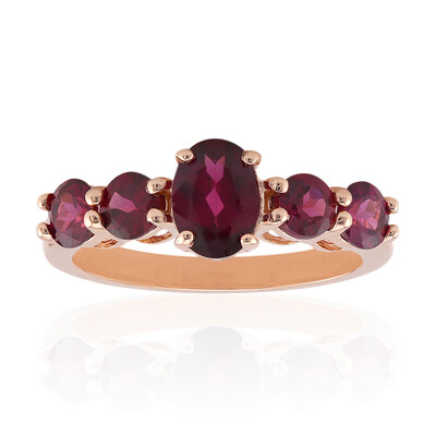 Anello in argento con Rodolite