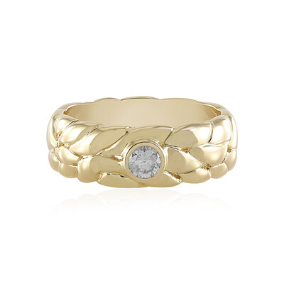 Anello in oro con Diamante I2 (H) (de Melo)