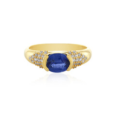 Anello in argento con Cianite