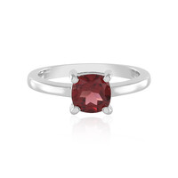 Anello in argento con Granato Mozambico