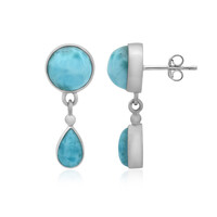 Orecchini in argento con Larimar
