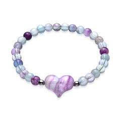 Bracciale con Fluorite Bicolore