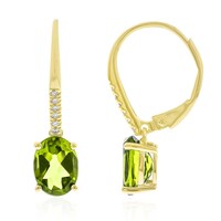 Orecchini in oro con Peridoto Dashihe  (CIRARI)