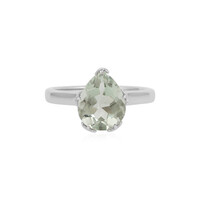 Anello in argento con Ametista Verde