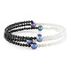 Bracciale in acciaio con Spinello Nero (Riya)