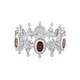 Anello in argento con Granato d’India (Dallas Prince Designs)