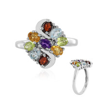 Anello in argento con Ametista Zambiana
