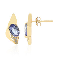 Orecchini in oro con Tanzanite (non riscaldata)