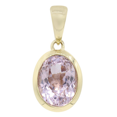 Ciondolo in oro con Kunzite