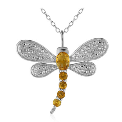 Collana in argento con Citrino
