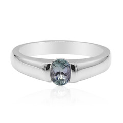 Anello in argento con Tanzanite (non riscaldata)