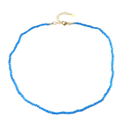 Collana in argento con Apatite Blu Neon (Adela Silber)