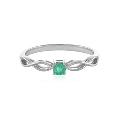Anello in argento con Smeraldo Colombiano