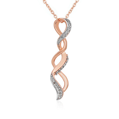 Collana in argento con Diamante I3 (I)