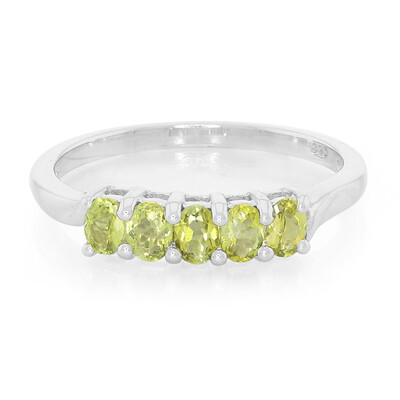 Anello in argento con Tormalina Cuprian
